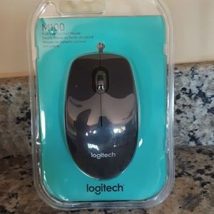 NWOT Logitech Corded mouse